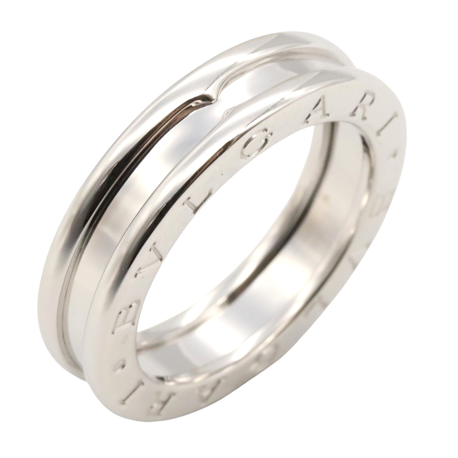 \15%OFFクーポン対象/ブルガリ BVLGARI B-zero1 ビーゼロワン リング 1バンド リング・指輪 ジュエリー K18WG(ホワイトゴールド) ...