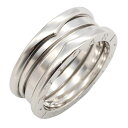 \15%OFFクーポン対象/ブルガリ BVLGARI B-zero1 ビーゼロワン リング 3バンド リング・指輪 ジュエリー K18WG(ホワイトゴールド) ...