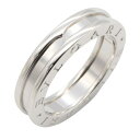 \15%OFFクーポン対象/ブルガリ BVLGARI B-zero1 ビーゼロワン リング 1バンド リング・指輪 ジュエリー K18WG(ホワイトゴールド) ...
