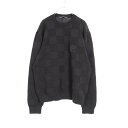 【7千円OFFクーポン対象】ルイ・ヴィトン LOUIS VUITTON ダミエ ニット 衣料品 トップス コットン ポリエステル メンズ ブラック系 RM232Q TBY HNN41W 【中古】