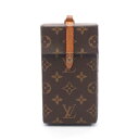 ルイ・ヴィトン LOUIS VUITTON ボックス フォンケース モノグラム 携帯・スマホアクセサリー アクセサリー PVCコーティングキャンバス レザー メ...