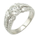 ジュエリー JEWELRY ダイヤ リング リング・指輪 ジュエリー Pt900プラチナ ダイヤモンド レディース クリア系 ダイヤ 6.9g 【中古】