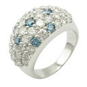 ジュエリー JEWELRY ダイヤ リング リング・指輪 ジュエリー Pt900プラチナ ダイヤモンド レディース ブルー系 / クリア系 ダイヤ 16.4g 【中古】