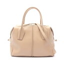 【最大4万円OFFクーポン対象】トッズ TOD'S Dスタイリング ハンドバッグ バッグ レザー レディース ベージュ系 【中古】