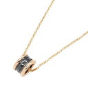 【5%OFFクーポン対象】ブルガリ BVLGARI B-zero1 ビーゼロワン ネックレス セラミック ネックレス ジュエリー K18PG(ピンクゴールド) ...