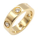 カルティエ CARTIER ラブリング 6PD リング・指輪 ジュエリー K18(イエローゴールド) ダイヤモンド レディース クリア系 【中古】
