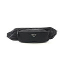【最大4万円OFFクーポン対象】プラダ PRADA TESSUTO MONTAGN ウエストバッグ ボディバッグ バッグ ナイロン レディース ブラック系 【中古】