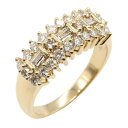ジュエリー JEWELRY ダイヤモンド リング リング・指輪 ジュエリー K18(イエローゴールド) ダイヤモンド レディース クリア系 ダイヤ 4.6g 【中古】