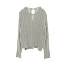 ミュウ ミュウ Miu Miu ニット 衣料品 トップス カシミヤ レディース グレー系 MMN399 【中古】