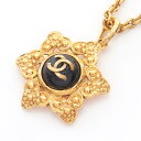 【最大4万円OFFクーポン対象】シャネル CHANEL ココマーク ネックレス ジュエリー GP(ゴールドメッキ) フェイクパール レディース ゴールド系 / ブラック系 【中古】