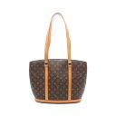 【5%OFFクーポン対象】ルイ・ヴィトン LOUIS VUITTON バビロン ショルダーバッグ バッグ PVCコーティングキャンバス レザー モノグラム レディース ブラウン系 M51102 【中古】