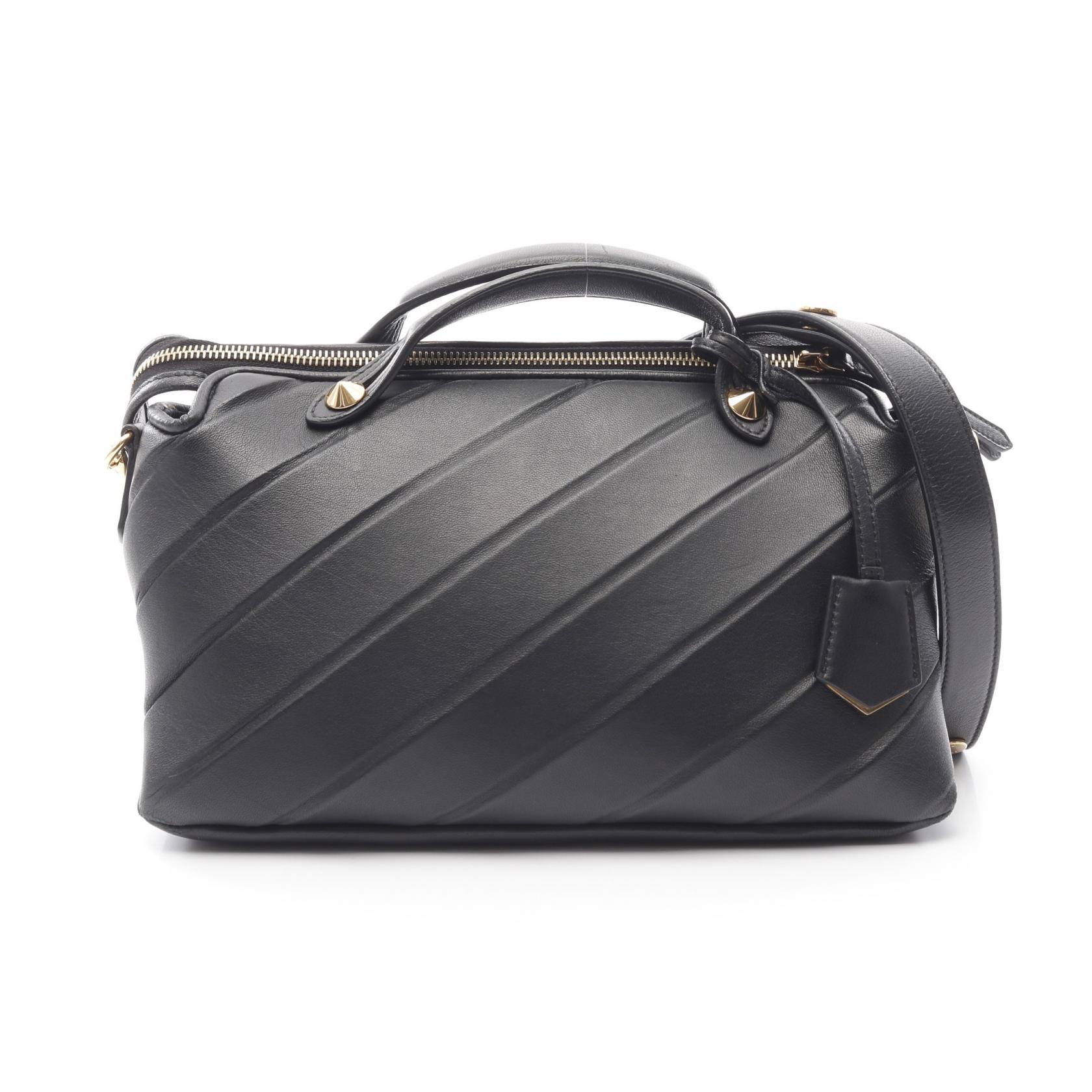 【8％OFFクーポン対象】フェンディ FENDI BY THE WAY MEDIUM バイザウェイ ミディアム ハンドバッグ バッグ レザー レディース ブラック系 【中古】