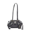 ミュウ ミュウ Miu Miu NAPPA ジョワ ショルダーバッグ バッグ レザー レディース ブラック系 5BP089 【中古】