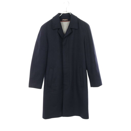【7%OFFクーポン対象】ロロピアーナ Loro Piana ベビーカシミヤ ステンカラーコート 衣料品 アウター カシミヤ メンズ ネイビー系 FAE5634 【中古】 【7%OFFクーポン対象】ロロピアーナ Loro Piana ベビーカシミヤ ステンカラーコート 衣料品 アウター カシミヤ メンズ ネイビー系 FAE5634 【中古】