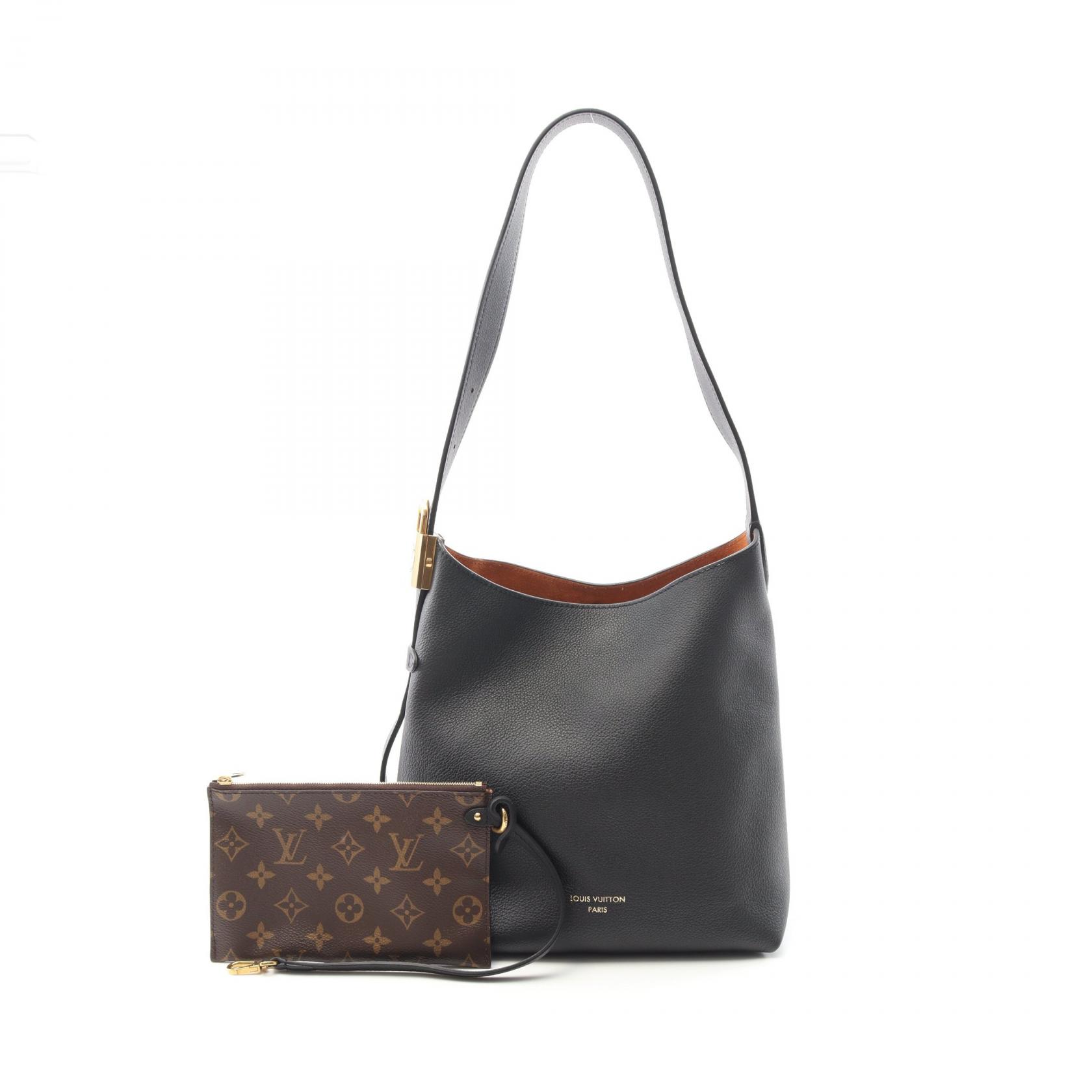 ルイ・ヴィトン LOUIS VUITTON ロウキー ホーボーPM ショルダーバッグ バッグ レザー レディース ブラック系 M25352 【中古】のサムネイル