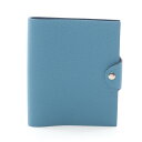 \15%OFFクーポン対象/エルメス HERMES ユリスPM 手帳カバー アクセサリー トゴ トゴ メンズ レディース ブルー系 【中古】