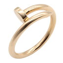 \10%OFFクーポン対象/カルティエ CARTIER ジュストアンクルリング リング・指輪 ジュエリー K18PG(ピンクゴールド) メンズ レディース ゴー...