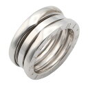 \10%OFFクーポン対象/ブルガリ BVLGARI B-zero1 リング 3バンド リング・指輪 ジュエリー K18WG(ホワイトゴールド) メンズ レディ...