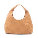 【最大4万円OFFクーポン対象】ボッテガヴェネタ BOTTEGA VENETA イントレチャート ショルダーバッグ バッグ レザー レディース ブラウン系 215441 【中古】