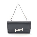 【最大4万円OFFクーポン対象】トッズ TOD'S ダブルT ハンドバッグ バッグ レザー レディース ブラック系 XAWDSSO6200XMAB999 【中古】