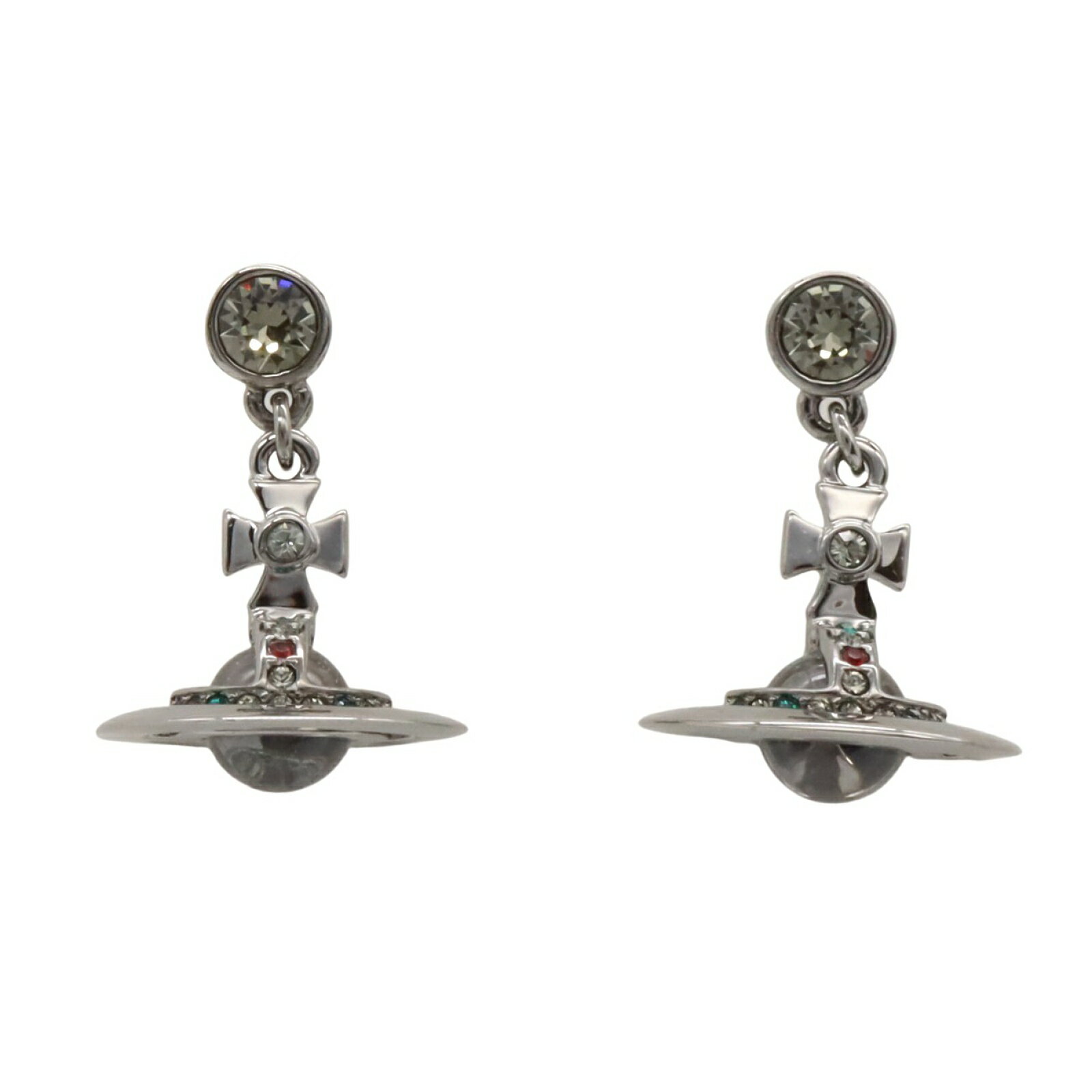 ＼10%OFFクーポン対象／ヴィヴィアンウエストウッド Vivienne Westwood ピアス ピアス ジュエリー 真鍮 メンズ レディース ブラック系 メタル 62020032/S001 【新品】