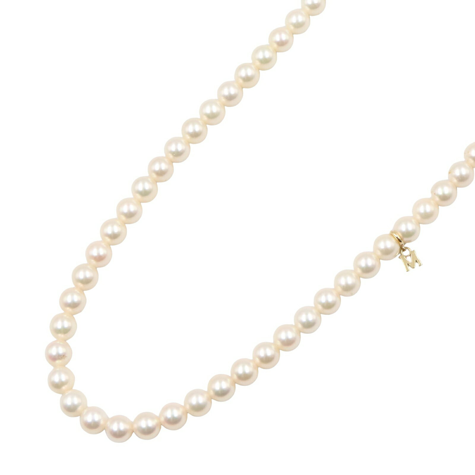 【5％OFFクーポン対象】ミキモト MIKIMOTO パール ネックレス ネックレス ジュエリー K18（イエローゴールド） パール レディース ホワイト系 【中古】のサムネイル