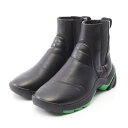 ボッテガヴェネタ BOTTEGA VENETA フラッシュ チェルシーブーツ ブーツ 靴 レザー レディース ブラック系 / グリーン系 667148 【中古】