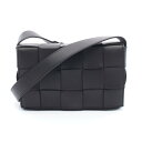 【最大4万円OFFクーポン対象】ボッテガヴェネタ BOTTEGA VENETA カセット スモール ショルダーバッグ バッグ レザー レディース ブラック系 730848VMAY18425 【新品】