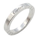 \10%OFFクーポン対象/カルティエ CARTIER ラニエール リング リング・指輪 ジュエリー K18WG(ホワイトゴールド) メンズ レディース シルバ...