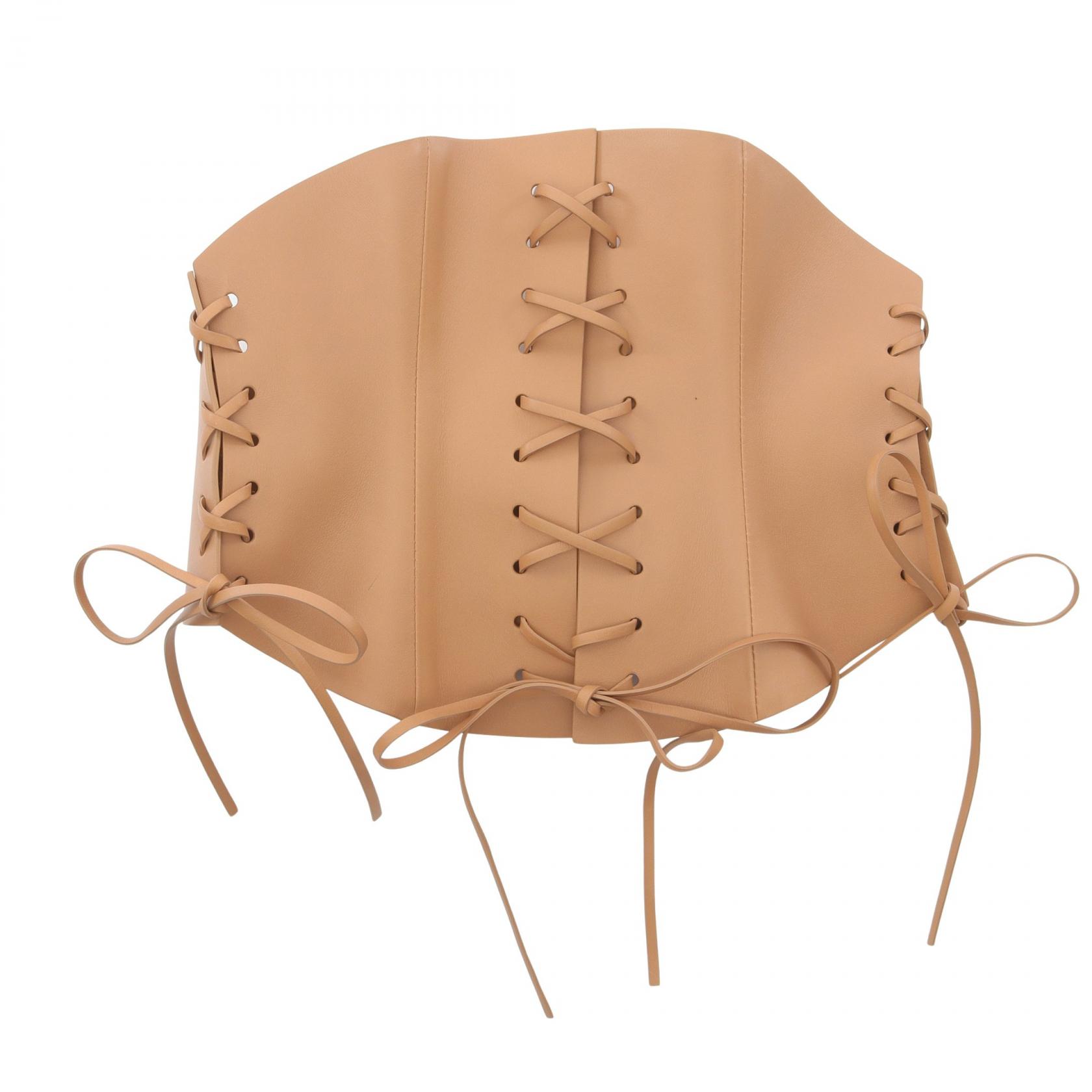 ディオール Dior D-Lace Corset Belt コルセット ベルト 衣料品 レザー レディース ブラウン系 B0103CGDK34U75 【中古】