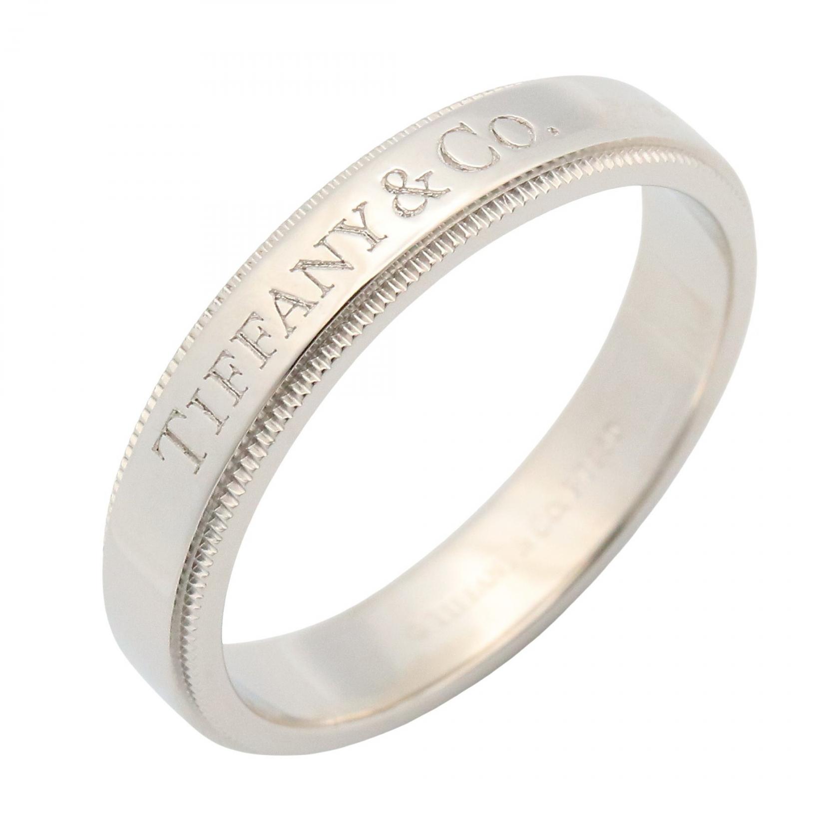 10%OFFݥоݡƥեˡ TIFFANYCO ߥ륰쥤  󥰡 奨꡼ Pt950ץ  ǥ С...