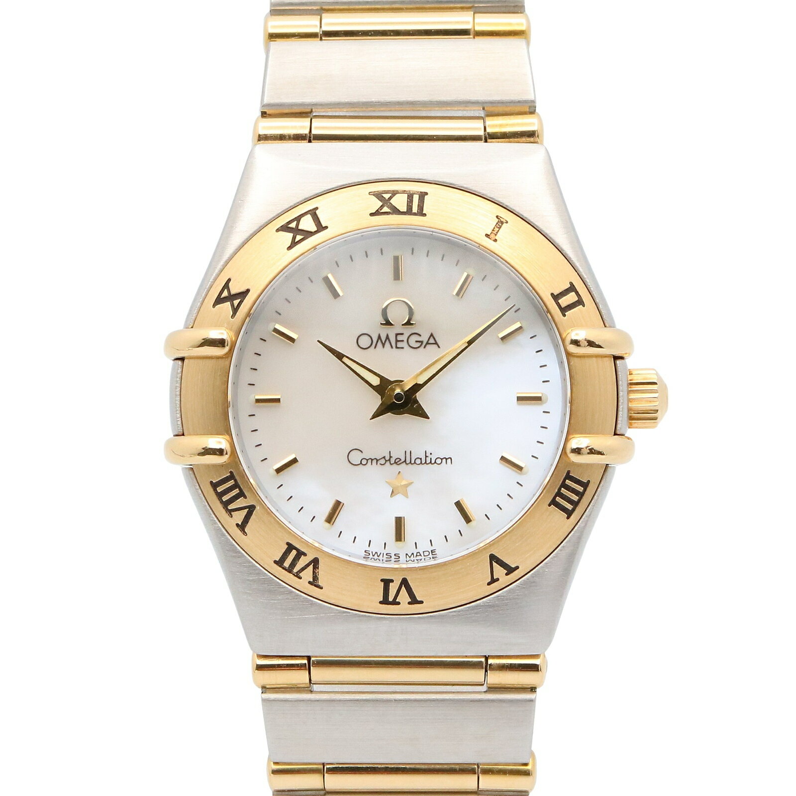 オメガ OMEGA コンステレーション ミニ 腕時計 時計 K18（イエローゴールド） ステンレスス ...