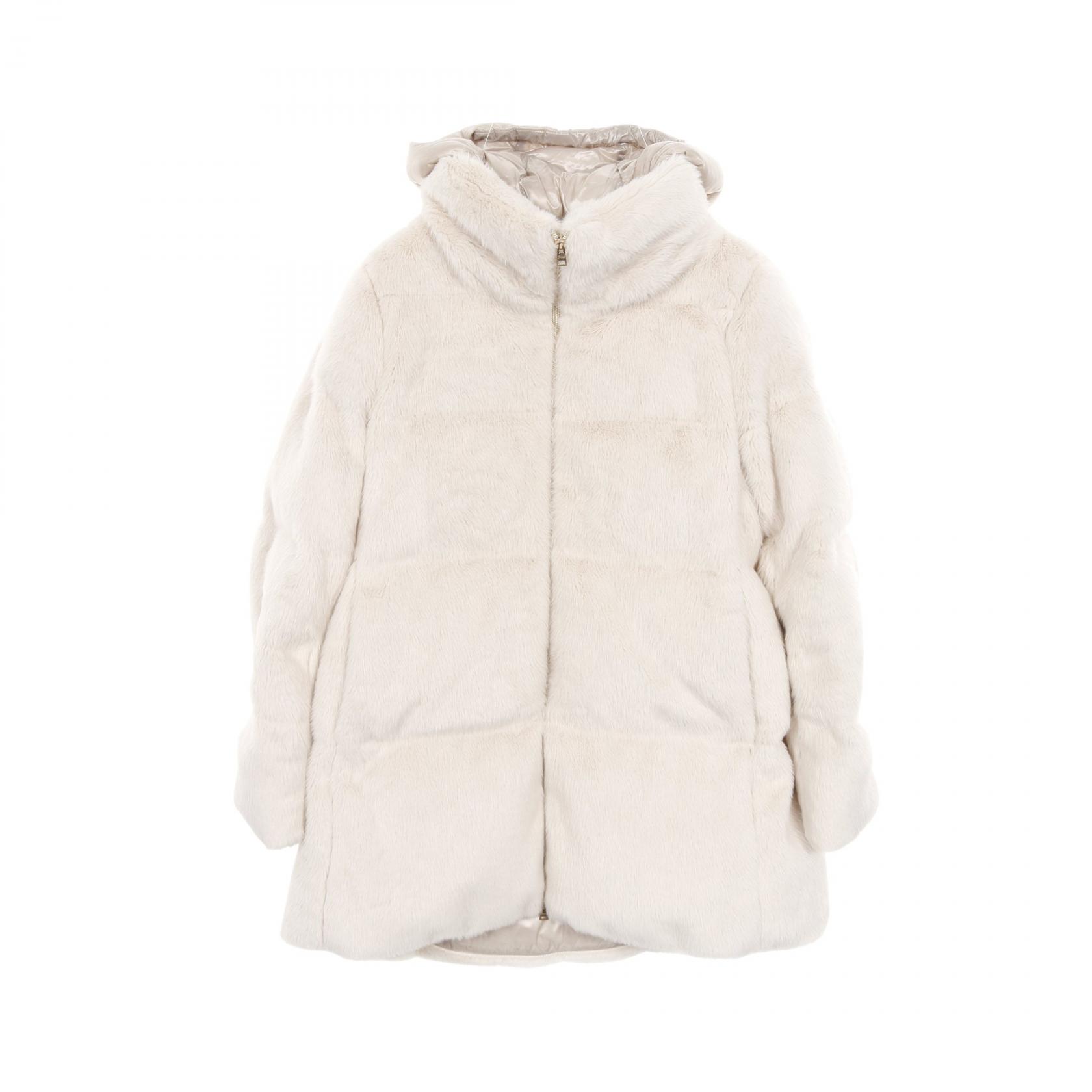 ヘルノ Herno ダウンジャケット 衣料品 アウター ポリエステル レディース ベージュ系 【中古】