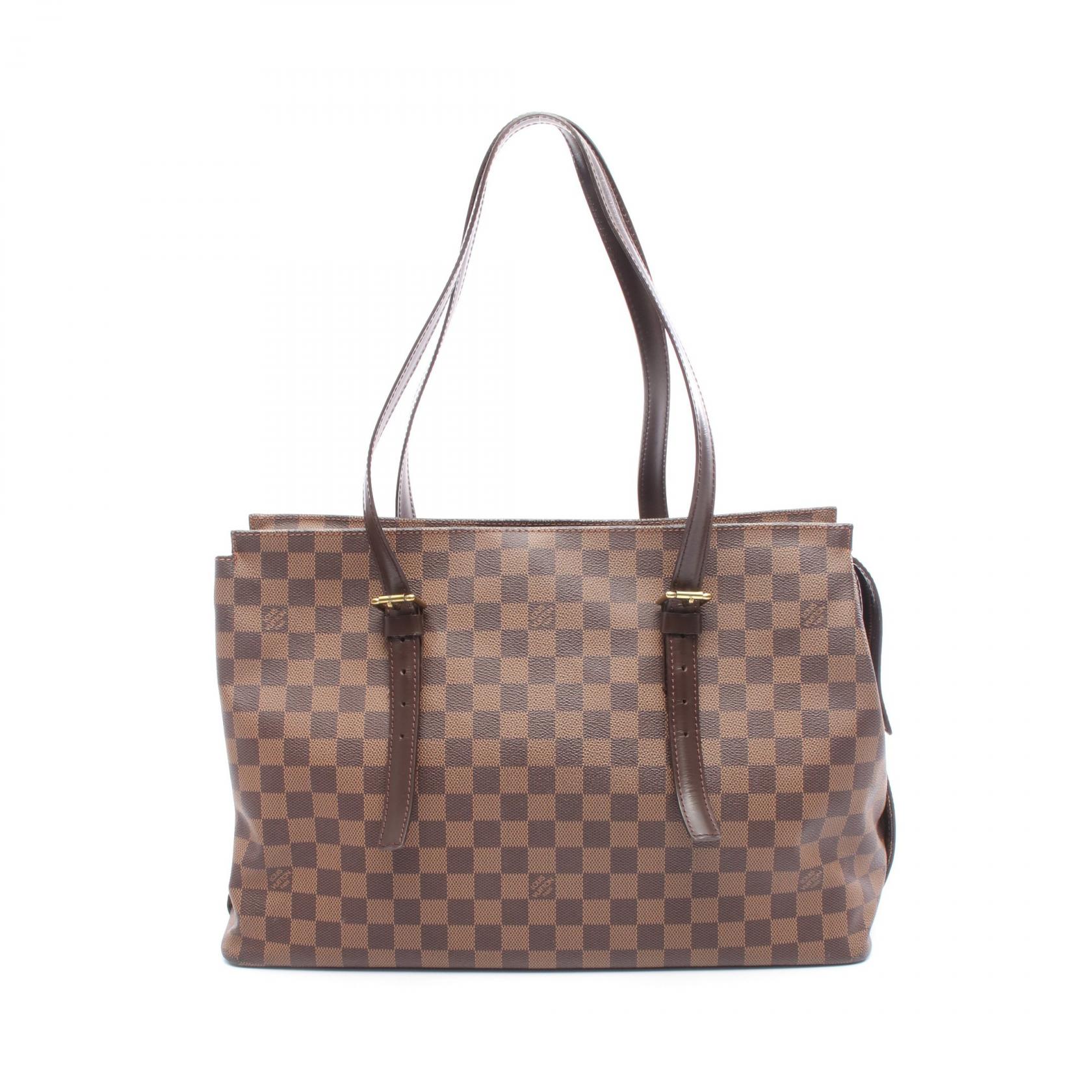 ◆全品5%OFFクーポン対象◆ルイ・ヴィトン LOUIS VUITTON チェルシー トートバッグ バッグ PVCコーティン..