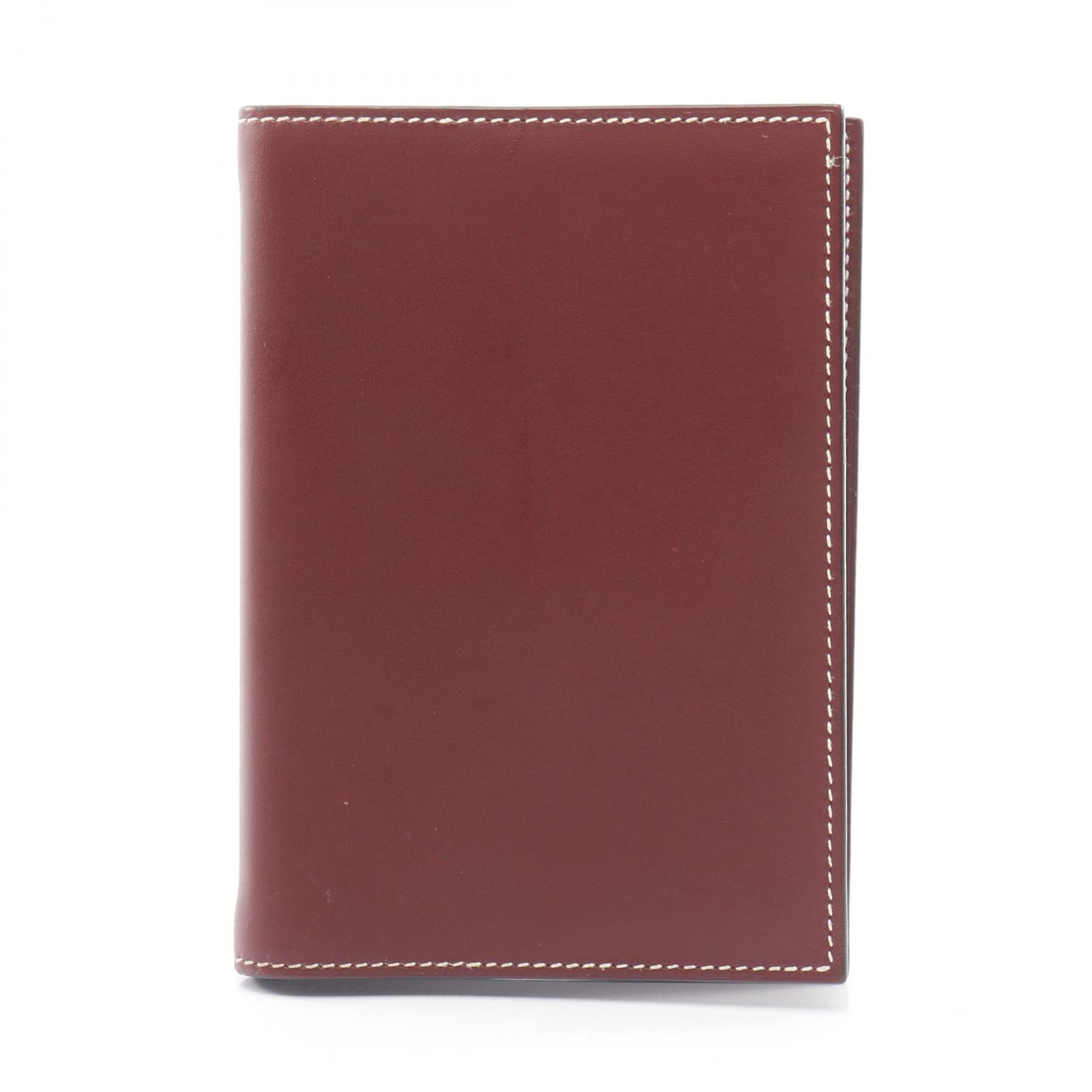 ◆全品5%OFFクーポン対象◆エルメス HERMES アジェンダGM ルージュアッシュ 手帳カバー アクセサリー タデラクト レディース ボルドー系 【中古】