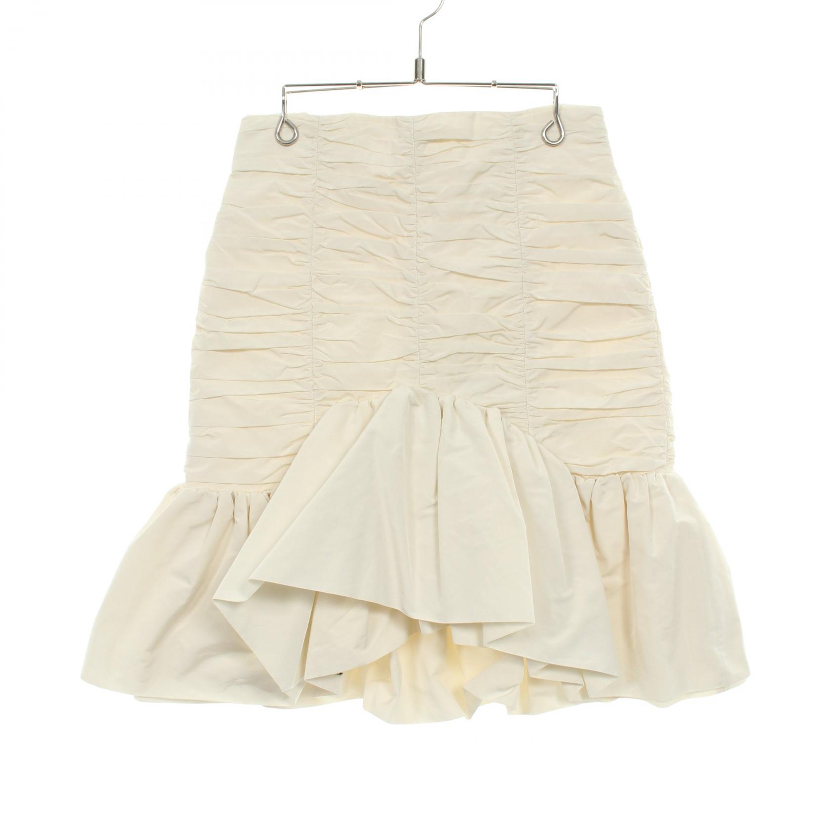 ＼10%OFFクーポン対象／パトゥ PATOU MINI BLOOM SKIRT スカート 衣料品 ボトムス ポリエステル レディース アイボリー系 SK0410011007W 【中古】