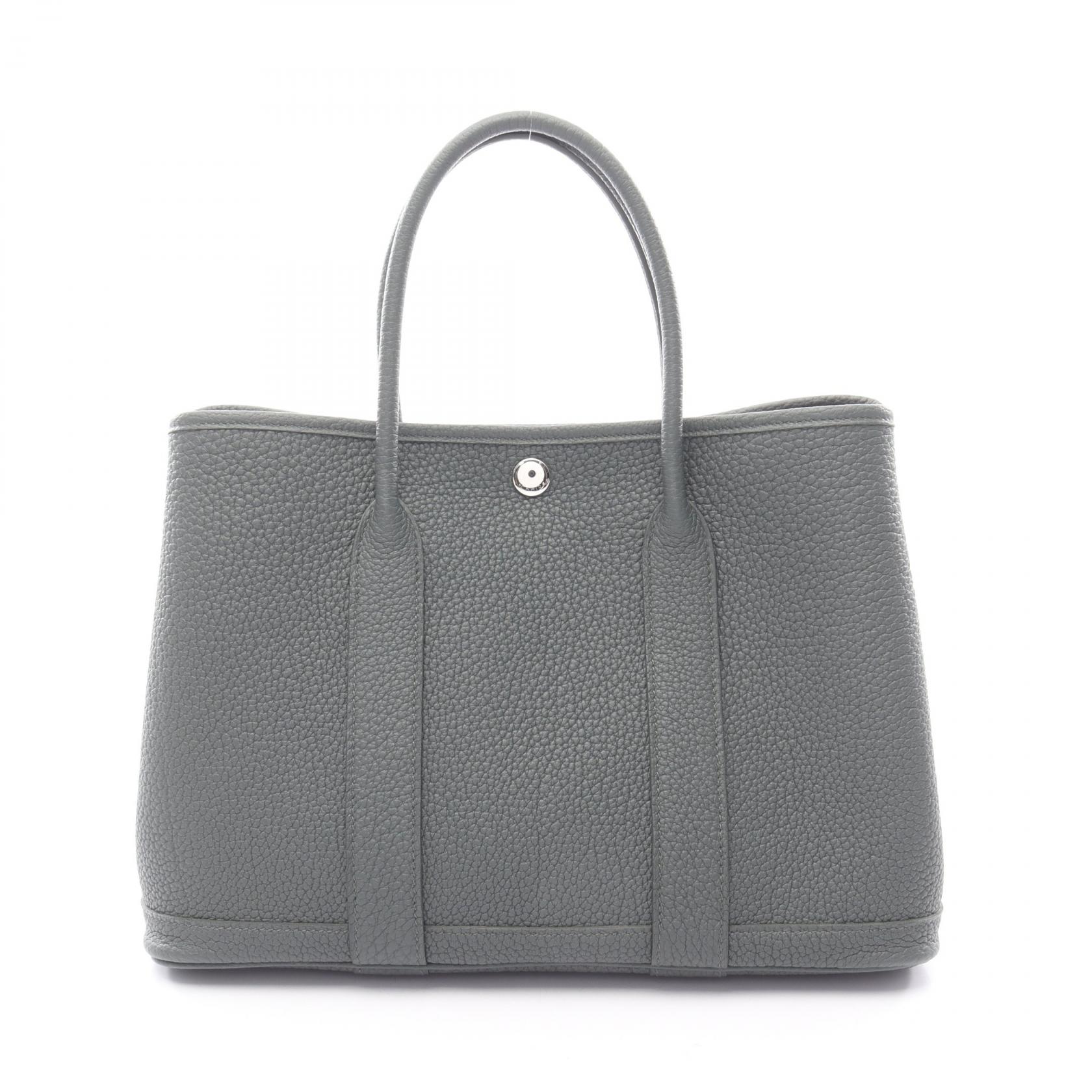 エルメス HERMES ガーデンパーティTPM ヴェールマングローブ トートバッグ バッグ ネゴンダ ネゴンダ レディース グレー系 【中古】