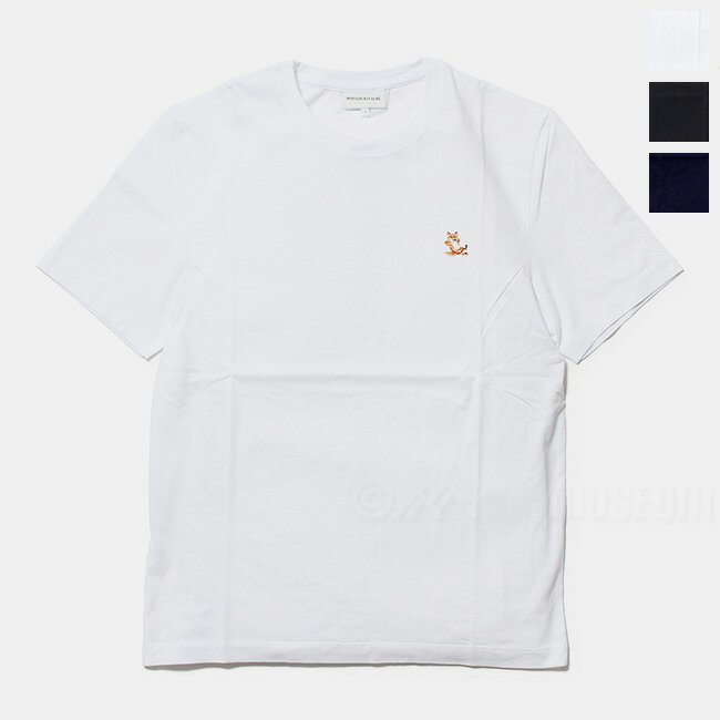 メゾンキツネ Tシャツ メンズ MAISON KITSUNE メゾンキツネ Tシャツ CHILLAX FOX PATCH REGULAR TEE SHIRT メンズ LM00110KJ0008