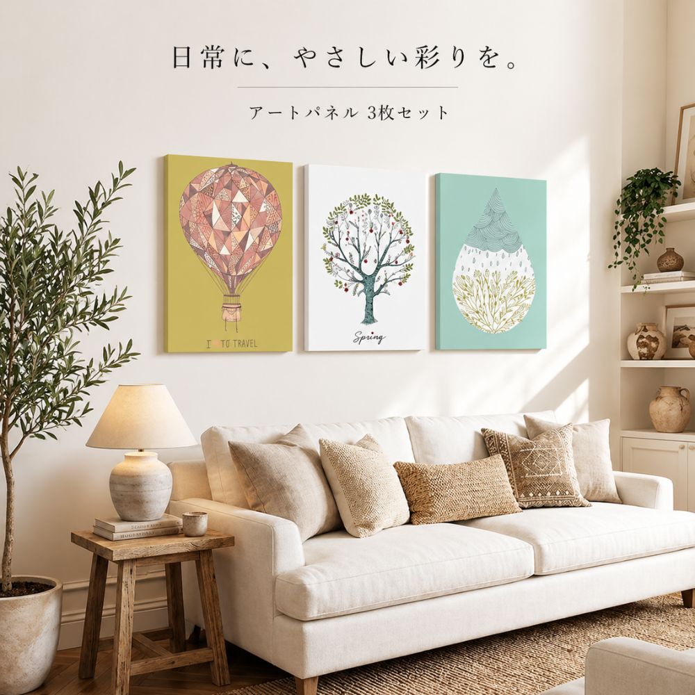 楽天市場】ファブリックパネル 3枚（ホビー）の通販