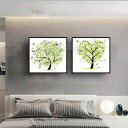 アートパネル インテリア おしゃれ 壁掛け 北欧 植物 緑 木 葉 花 自然 絵画 軽量 風水 玄関 寝室 部屋 モダン ハート リビング トイレ アート ホテ...
