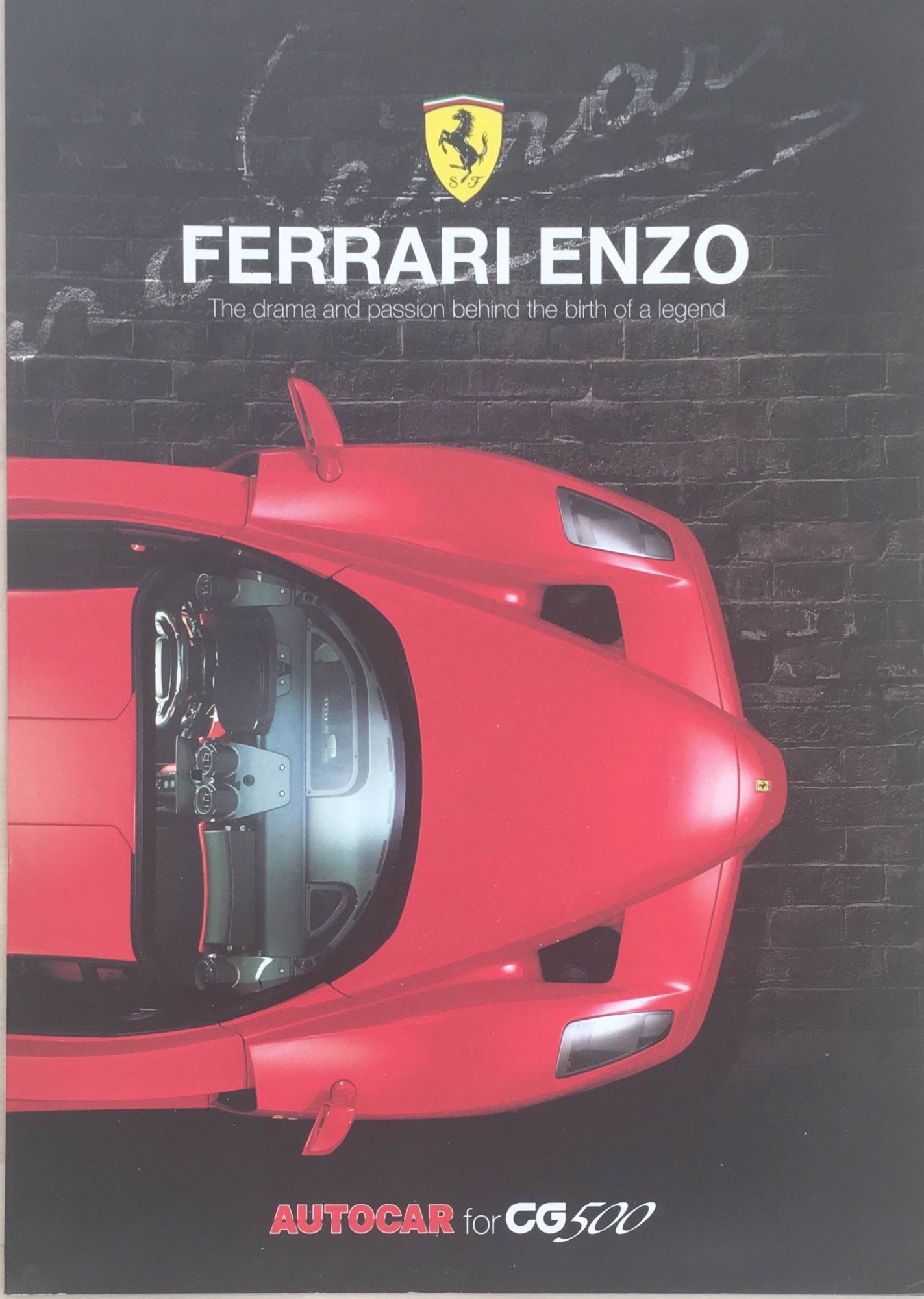 ［中古］FERRARI ENZO（CAR GRAPHICカーグラフィック2002年11月号別冊付録）　管理番号：20240317-1