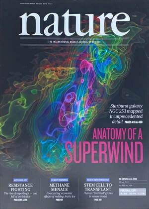 ［中古］nature（ネイチャー） 2013年7月25日号　Vol. 499　No.7459　管理番号：20240623-1