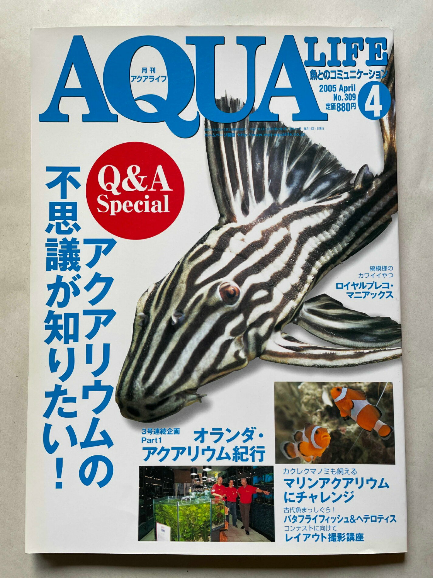 ［中古］月刊 AQUA LIFE (アクアライフ) 2005年 04月号　管理番号：20241129-1