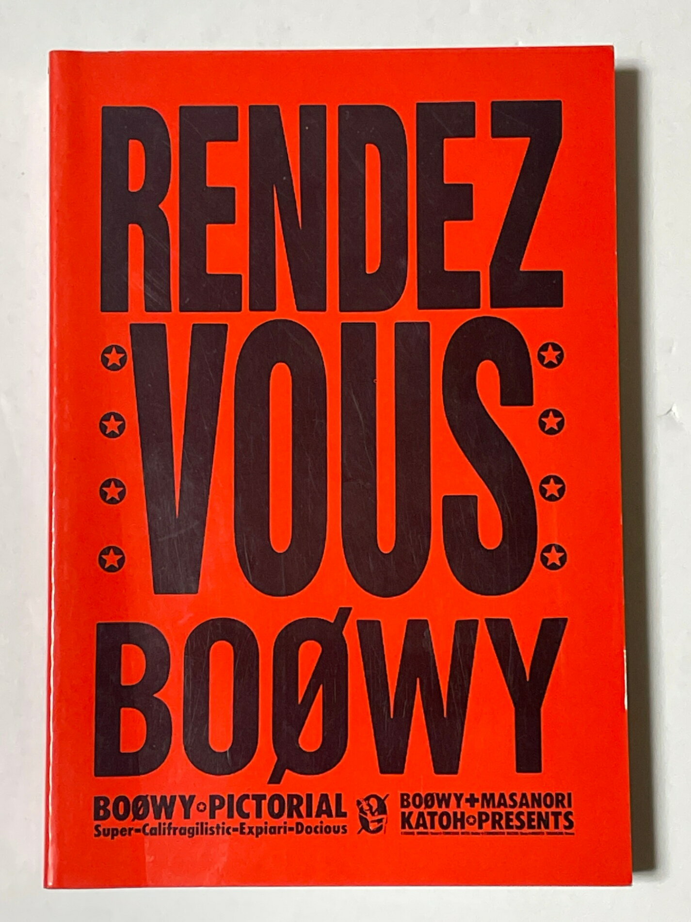 ［中古］BOOWY（ボウイ）写真集　RENDEZ VOUS