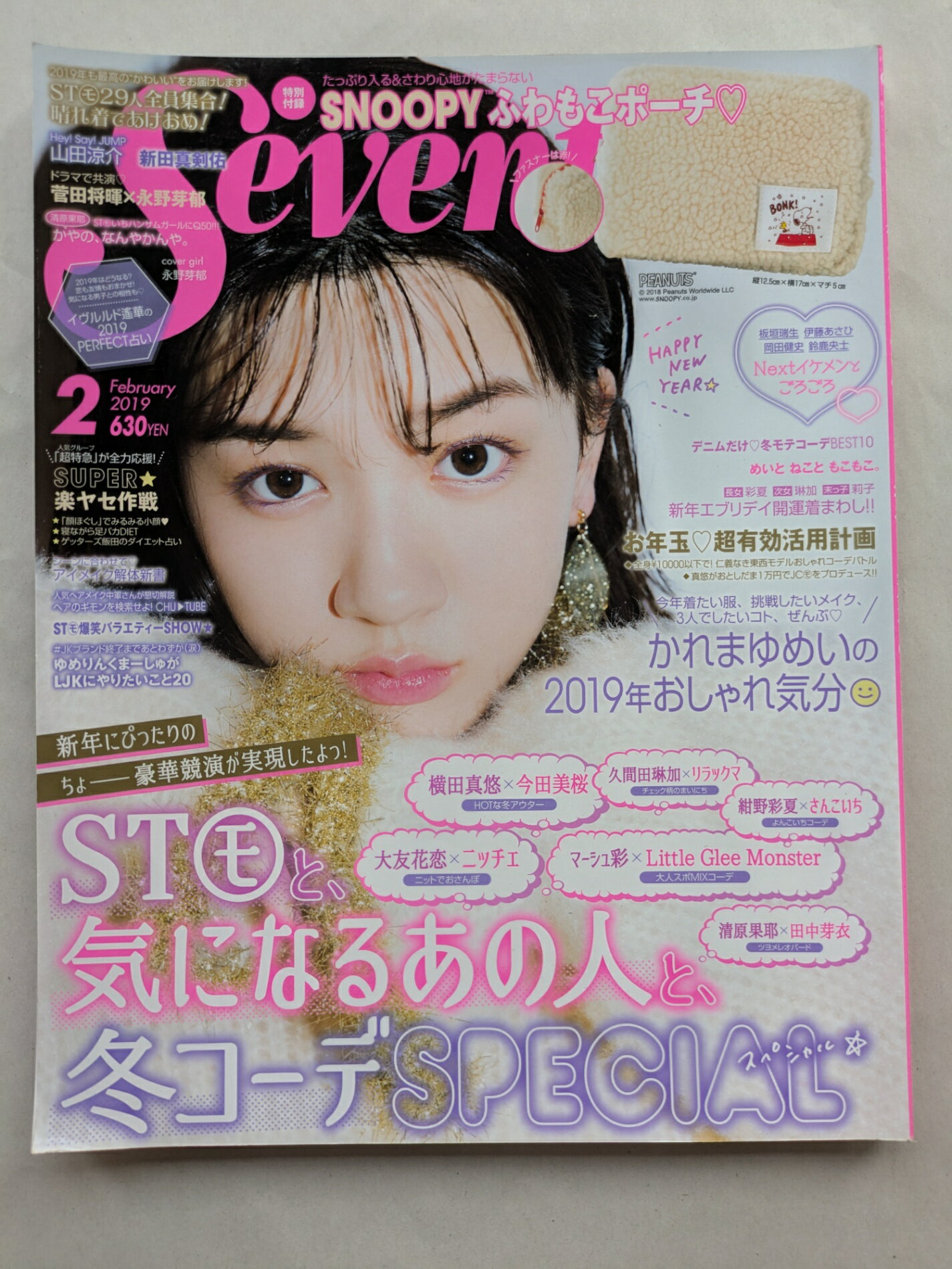 ［中古］※付録欠品 セブンティーン 2019年 02 月号 [雑誌] 表紙：永野芽郁