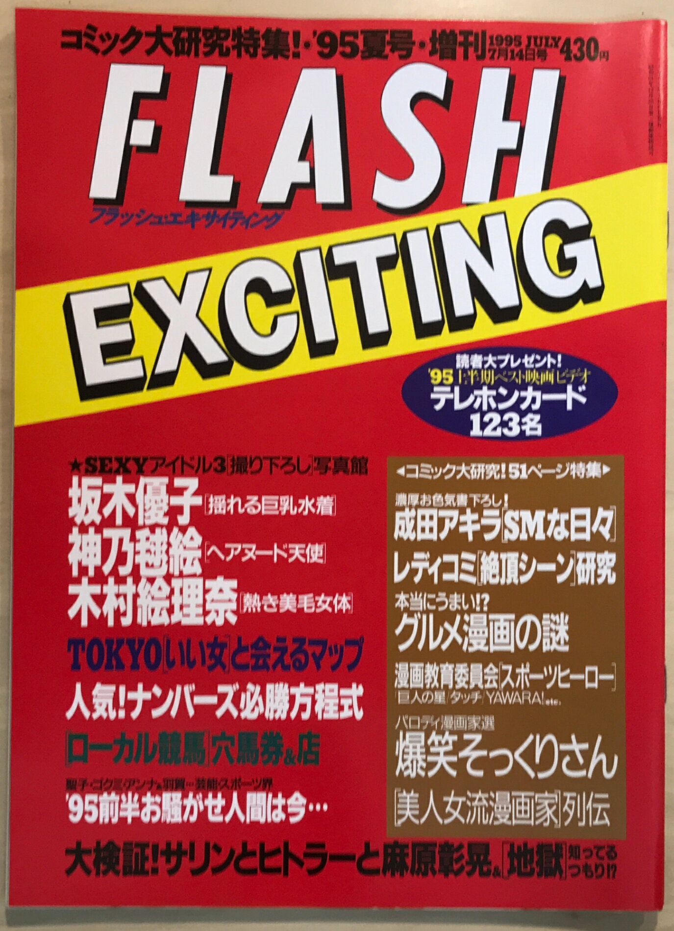 ［中古］FLASH EXCITING（フラッシュ・エキサイティング）1995年夏号　7月14日号増刊