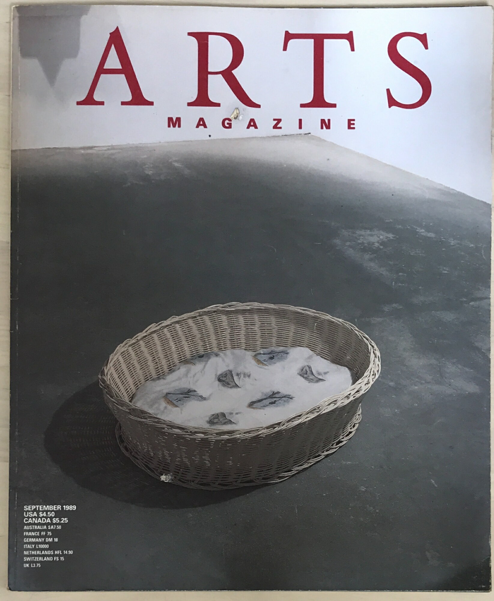 ［中古］ARTS MAGAZINE　1989年9月号