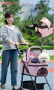ペットカート 分離式 ペットバギー 組立簡単 犬 猫 小動物 折りたたみ ペットバギー ペットキャリー 猫 犬兼用 ストッパー機能搭載 4輪 軽量 お出かけ 四輪 組立簡単 可愛い 旅行 小型犬 中型犬 多機能 ペットバッグ(4)