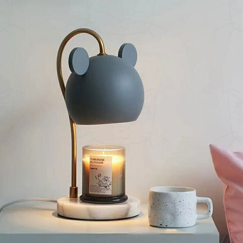 キャンドルウォーマー ネコ かわいい ネコちゃん アロマランプ キャンドルウォーマー ランプ 照明 ミニマリスト キャンドルウォーマー ライト キャンドル アロマ 香り 間接照明 灯り スタンドライト おしゃれ インテリア