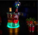 ワインクーラー おしゃれ シャンパンクーラー アイスバケツ バーホテルLED酒ボトル 収納ラック KTVナイトクラブに最適 パーティ パーティの装飾品敬老の日